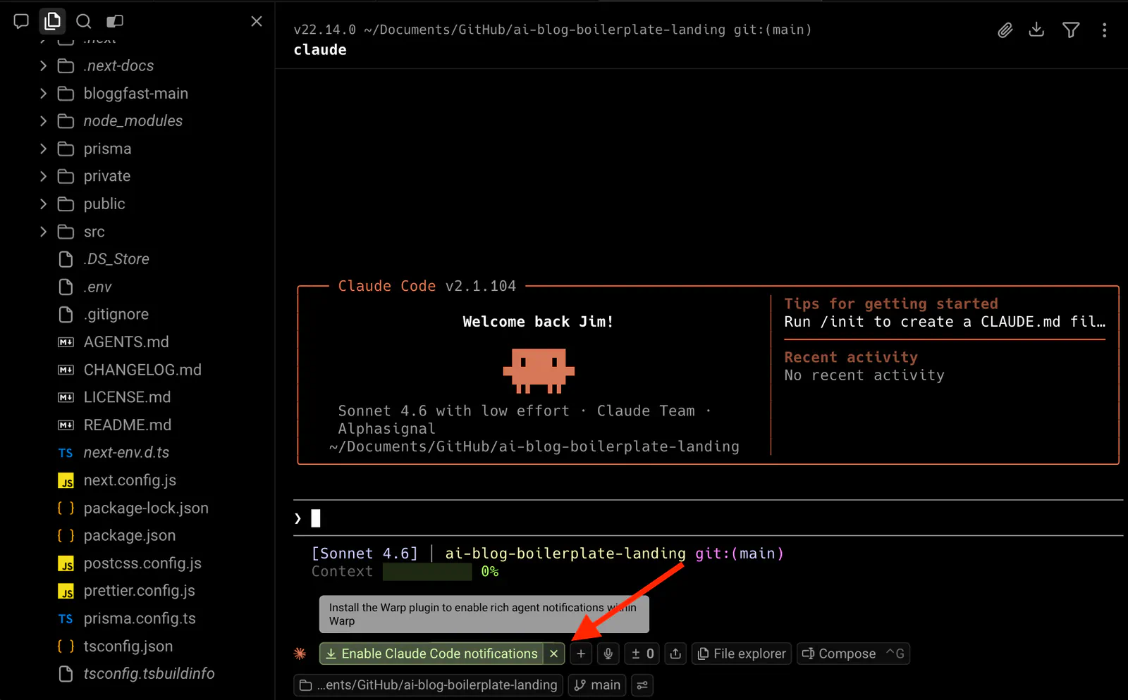 Enabling Claude Code notifications. Image by Jim Clyde Monge