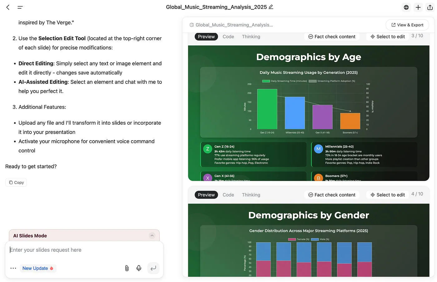 GenSpark slide deck generation example. Image by Jim Clyde Monge
