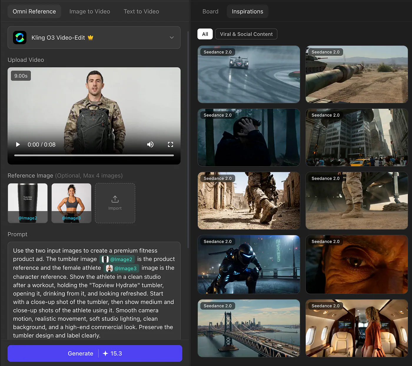 Video generator dashboard on Topview. Image by Jim Clyde Monge