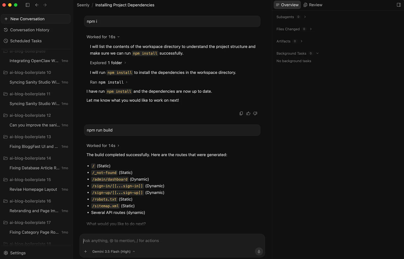 Antigravity 2.0 dashboard example. Image by Jim Clyde Monge