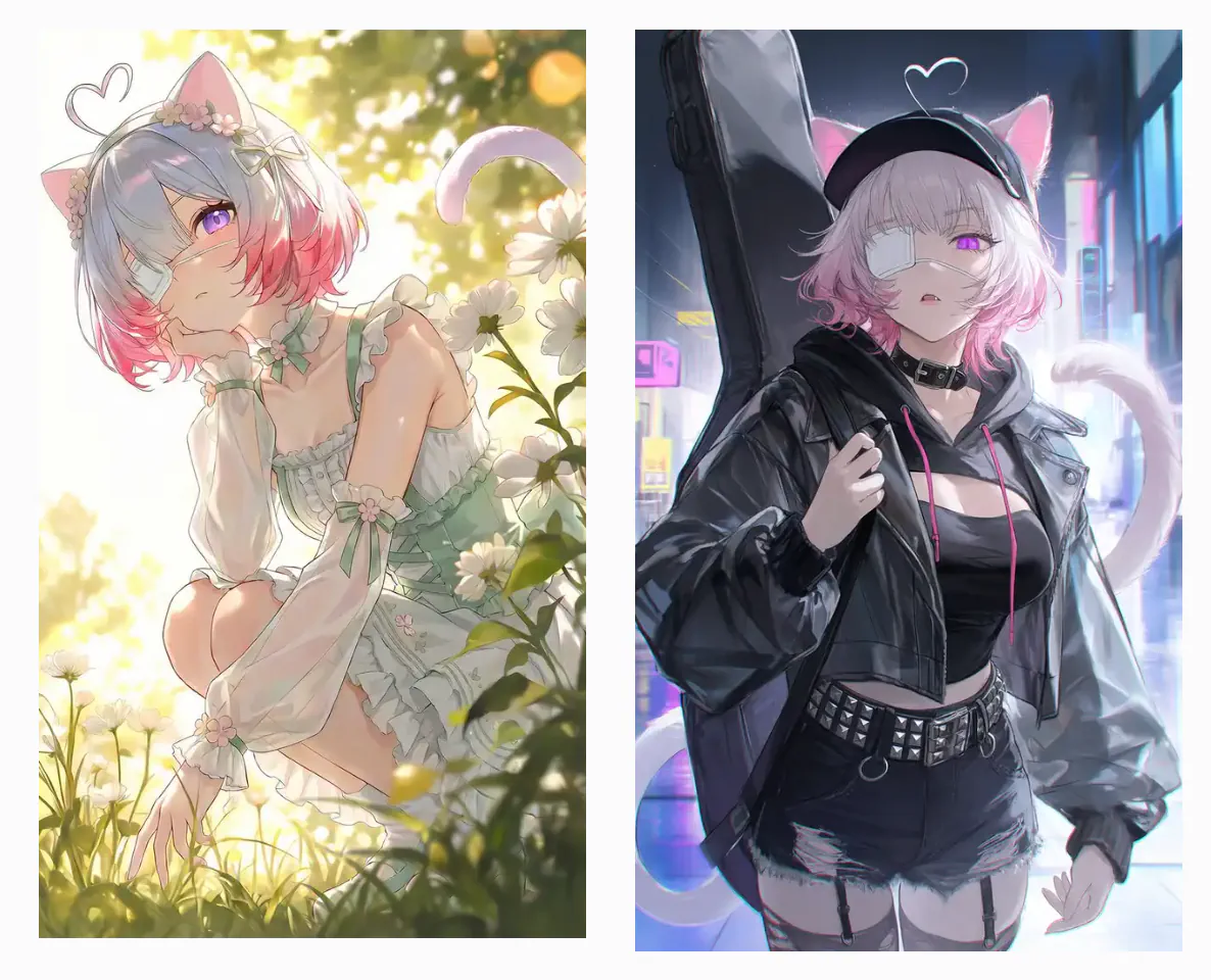Anime posters example output image