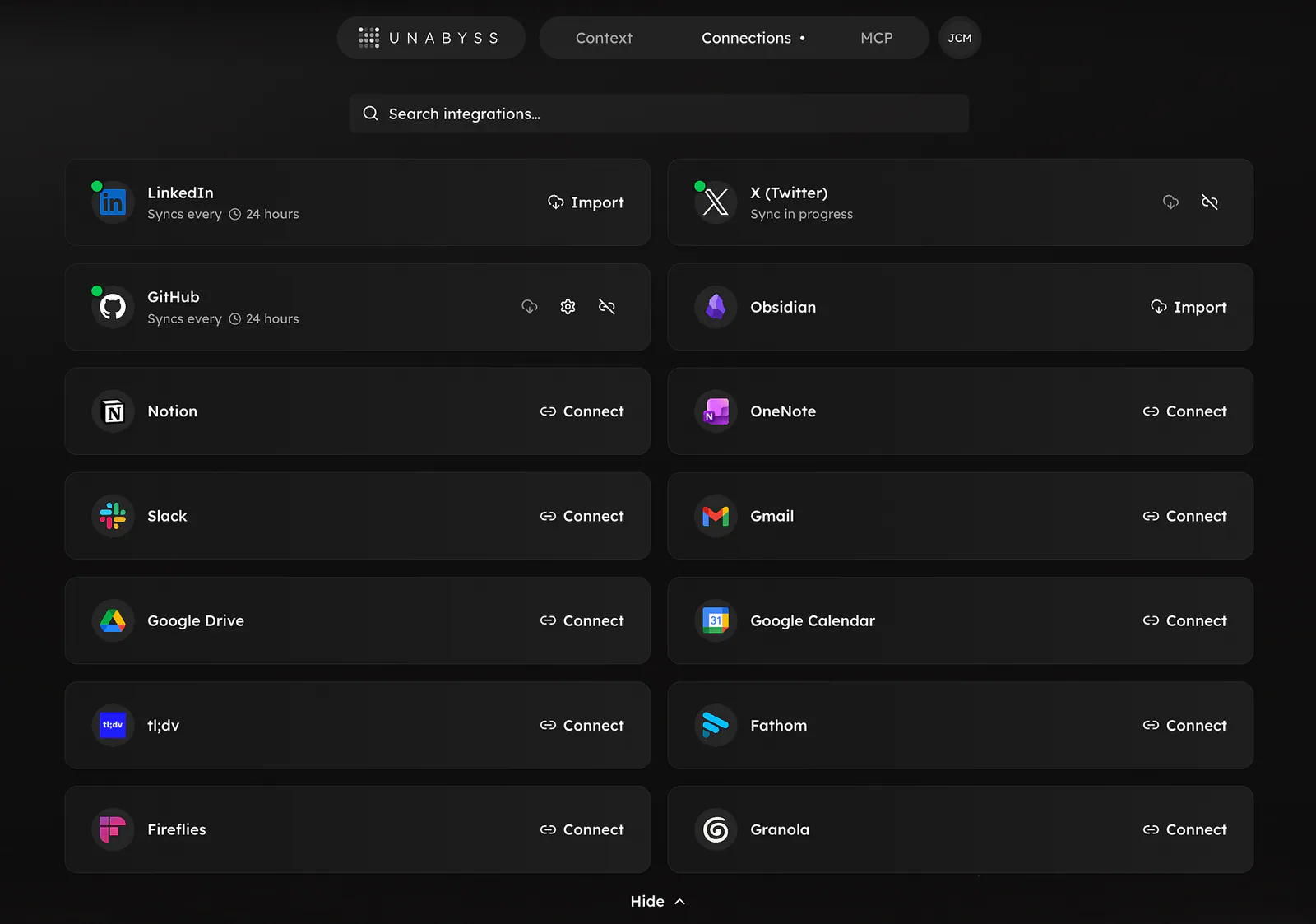 Unabyss connector apps. Image by Jim Clyde Monge