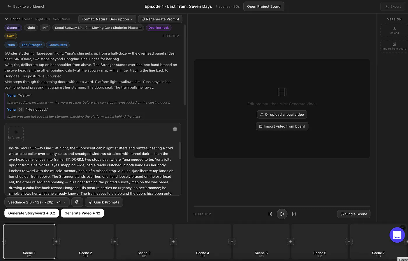 Topview’s final drama video creation page. Image by Jim Clyde Monge