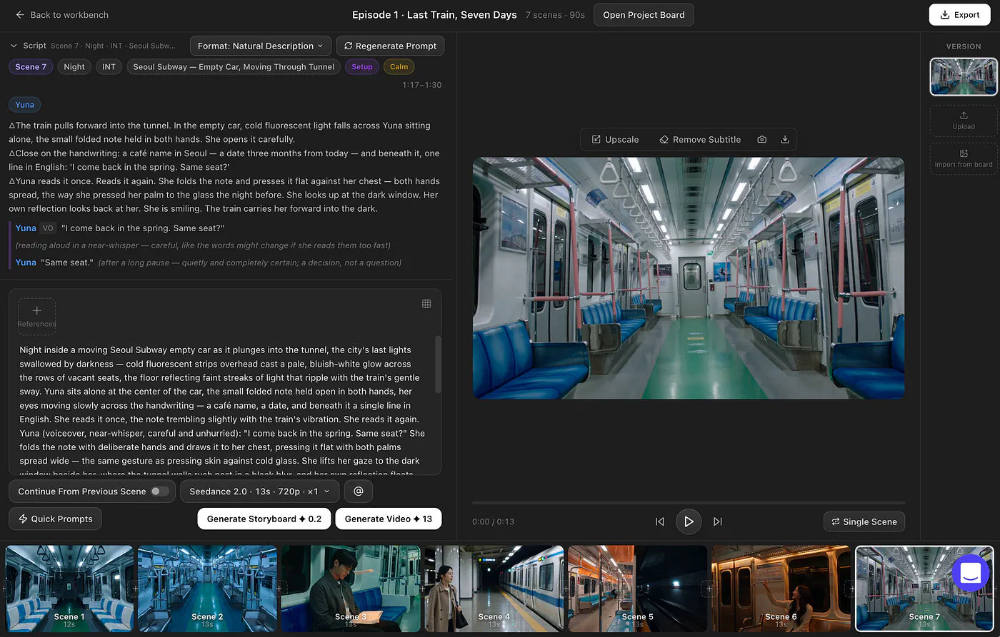 Topview’s final drama video creation page. Image by Jim Clyde Monge
