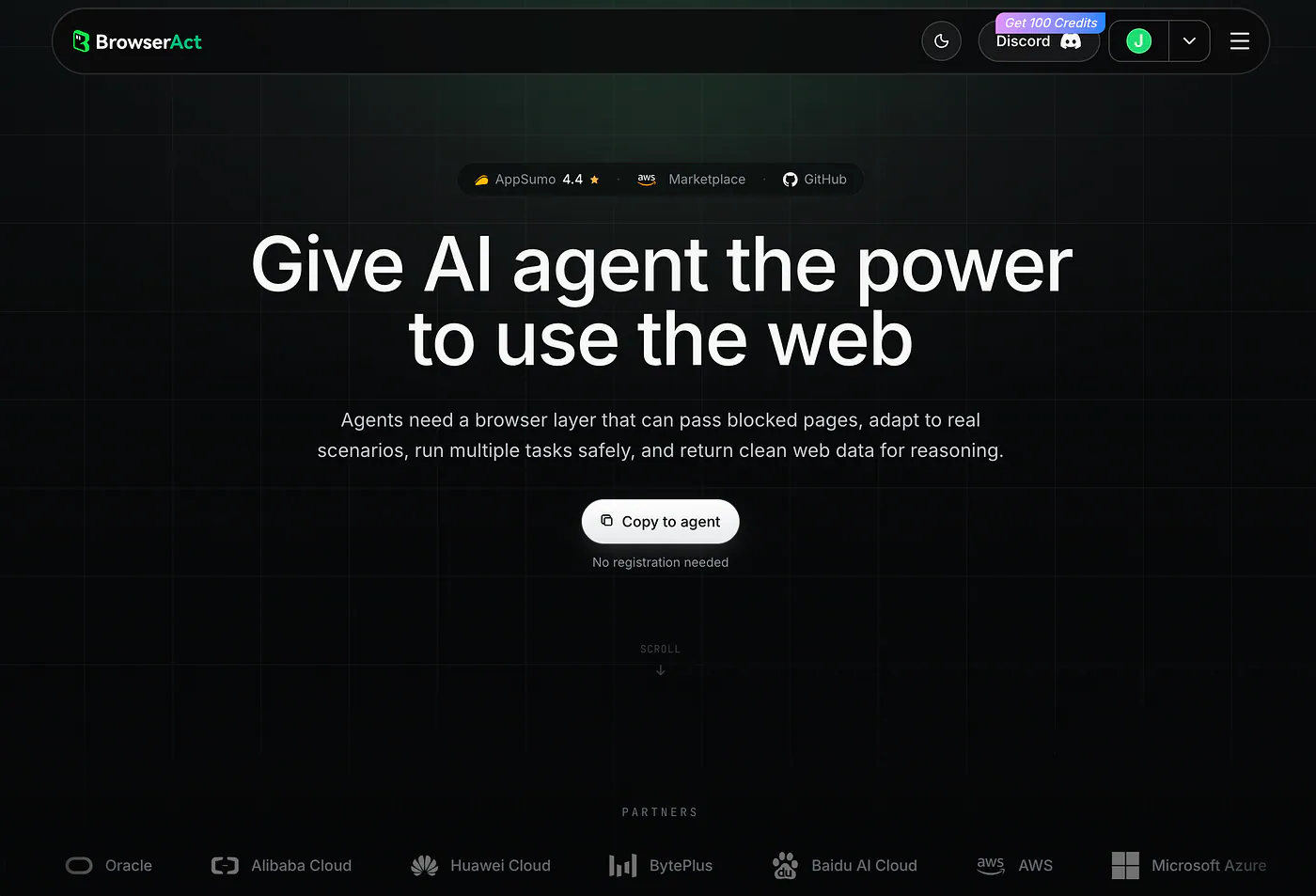 BrowserAct landing page. Image by Jim Clyde Monge