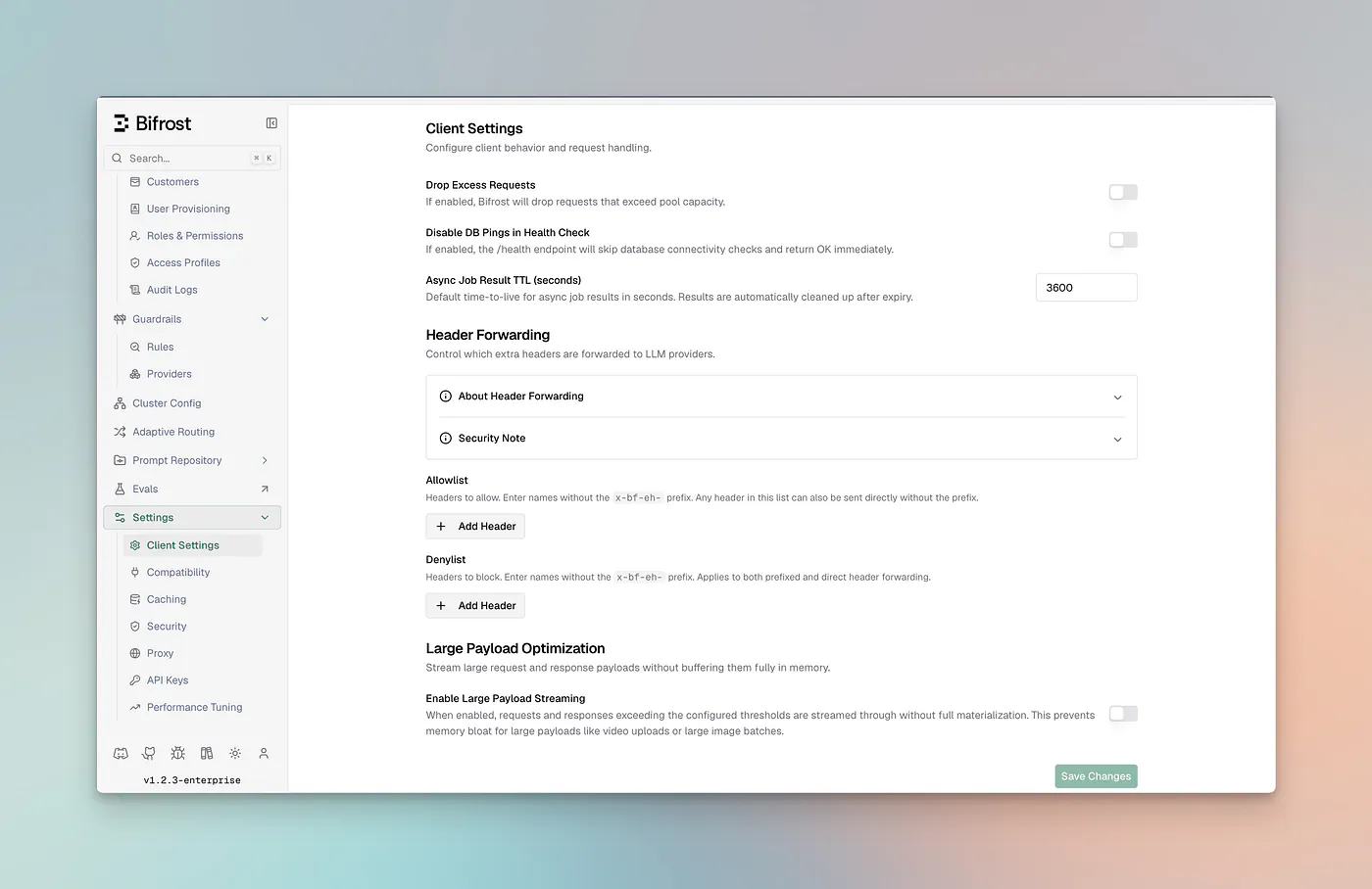 Bitfrost localhost UI