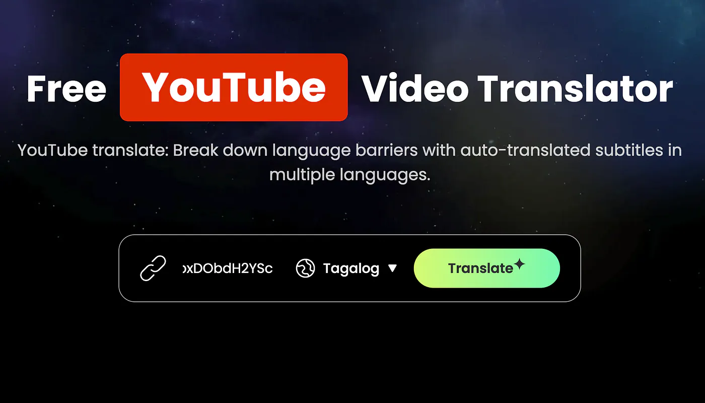 RecCloud AI YouTube video translator. Image by Jim Clyde Monge