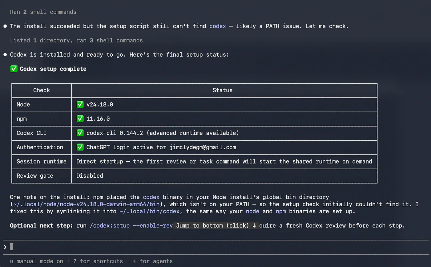 Installing Codex plugin in Claude Code. Image by Jim Clyde Monge