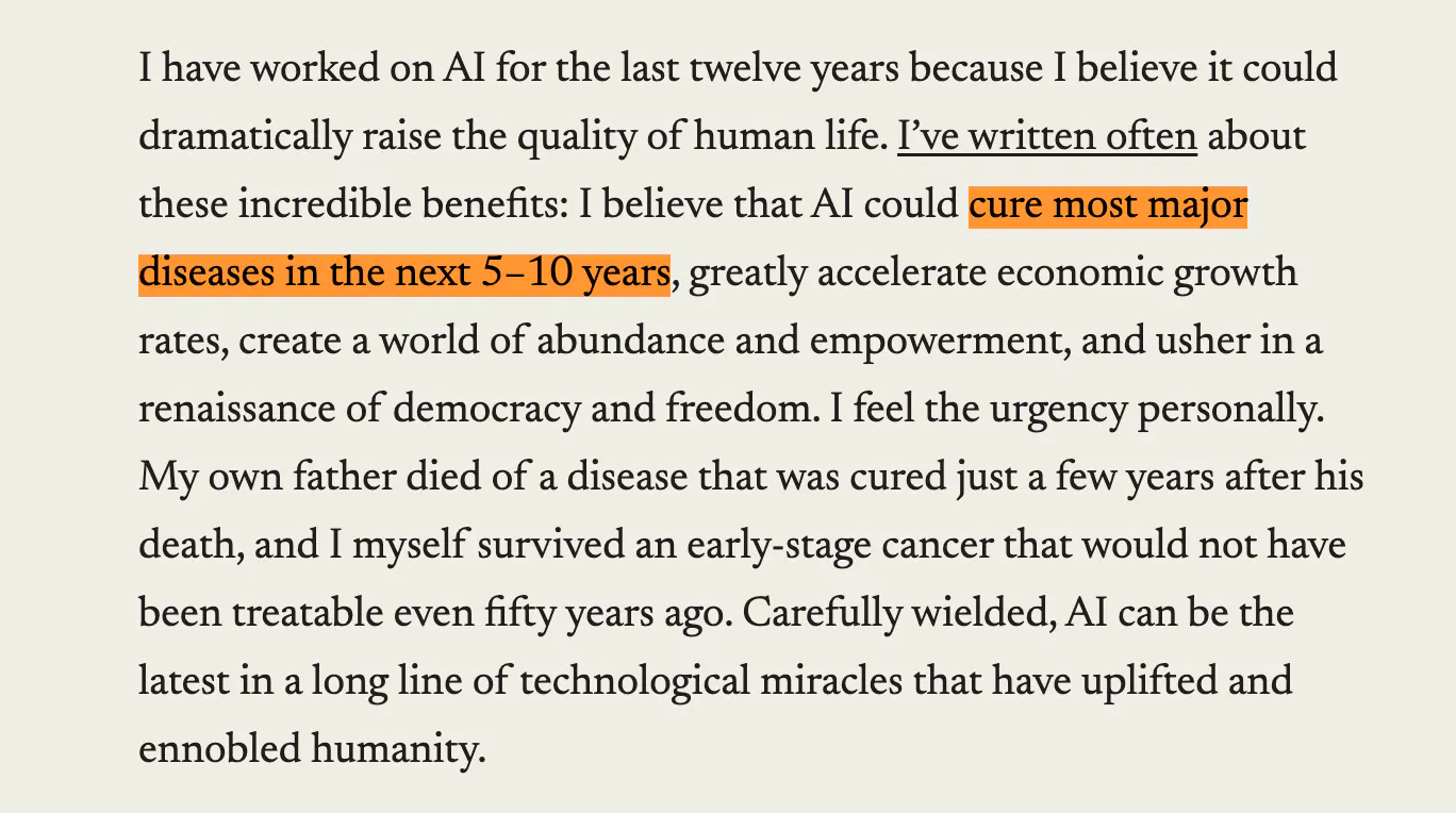 Dario Amodei’s September 2026 call for AI slowdown