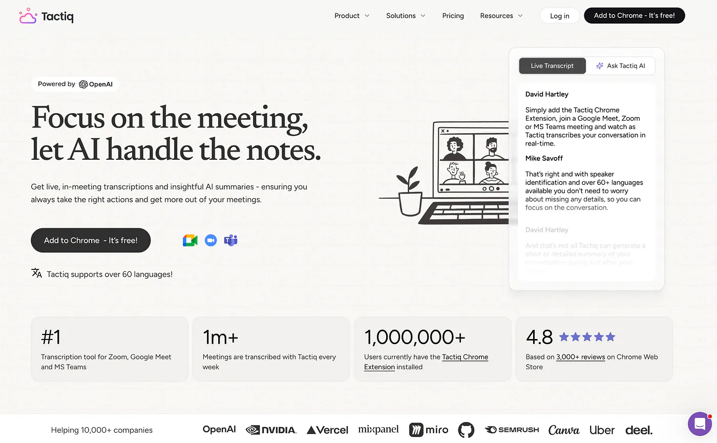 TacTiq’s landing page. Image by Jim Clyde Monge