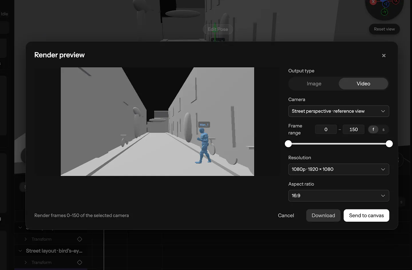 Rendering a 3D video in Topview’s 3D Builder. Image by Jim Clyde Monge