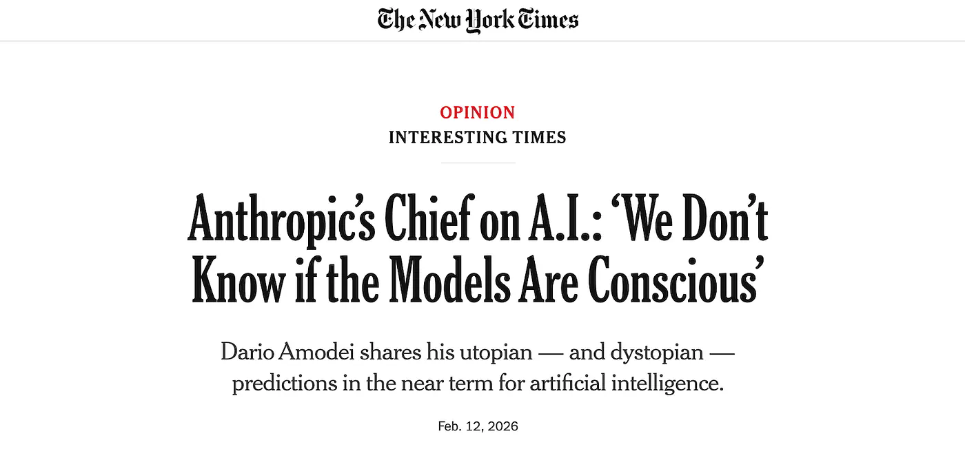 The New York Times’ Interesting Times podcast with Anthropic CEO Dario Amodei