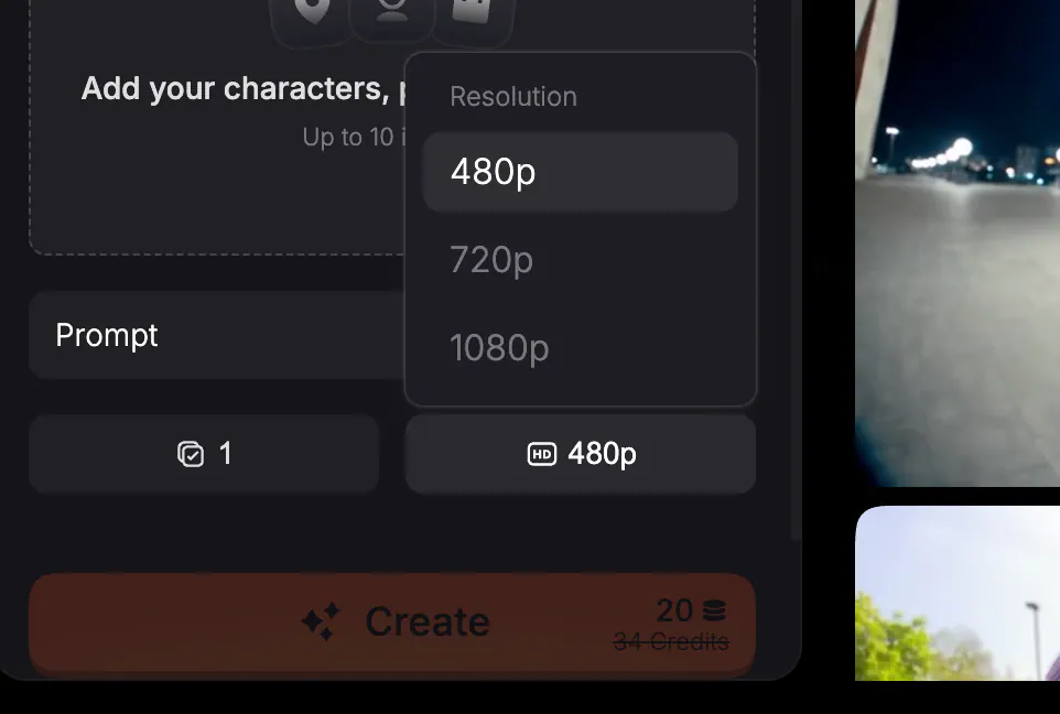 Pollo Recast’s video generation parameters. Image by Jim Clyde Monge